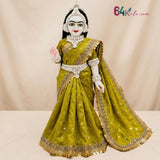 Lime Green Radha Rani Saree