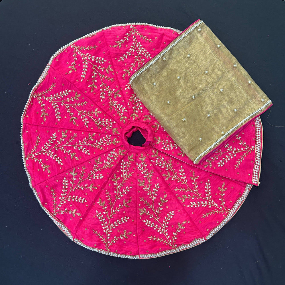 Handcrafted Embroidery Poshak for Bal Gopal