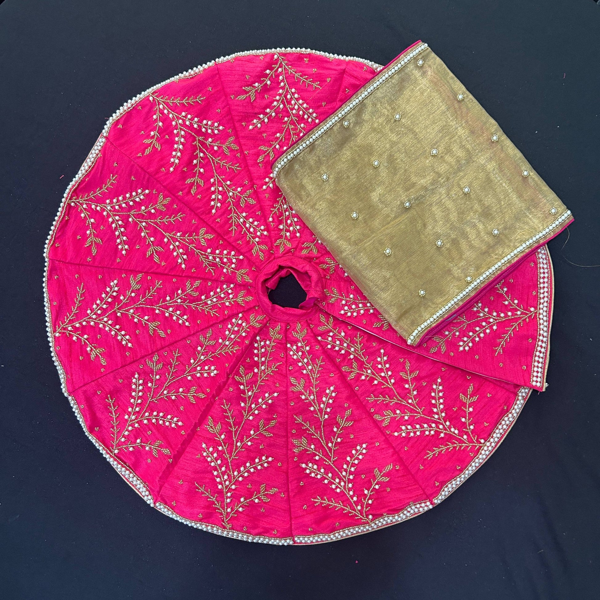 Handcrafted Embroidery Poshak for Bal Gopal