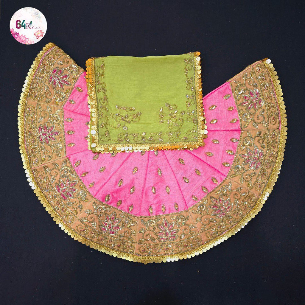 Buy Pink Golden Poshak