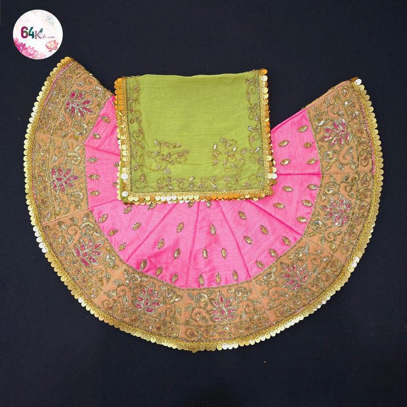 Buy Pink Golden Poshak