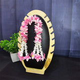Pink White Garland for Pooja