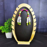 Pink White Green Yellow Chandrika