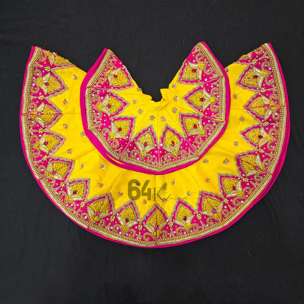 Handcrafted Poshak for Radha Krishna