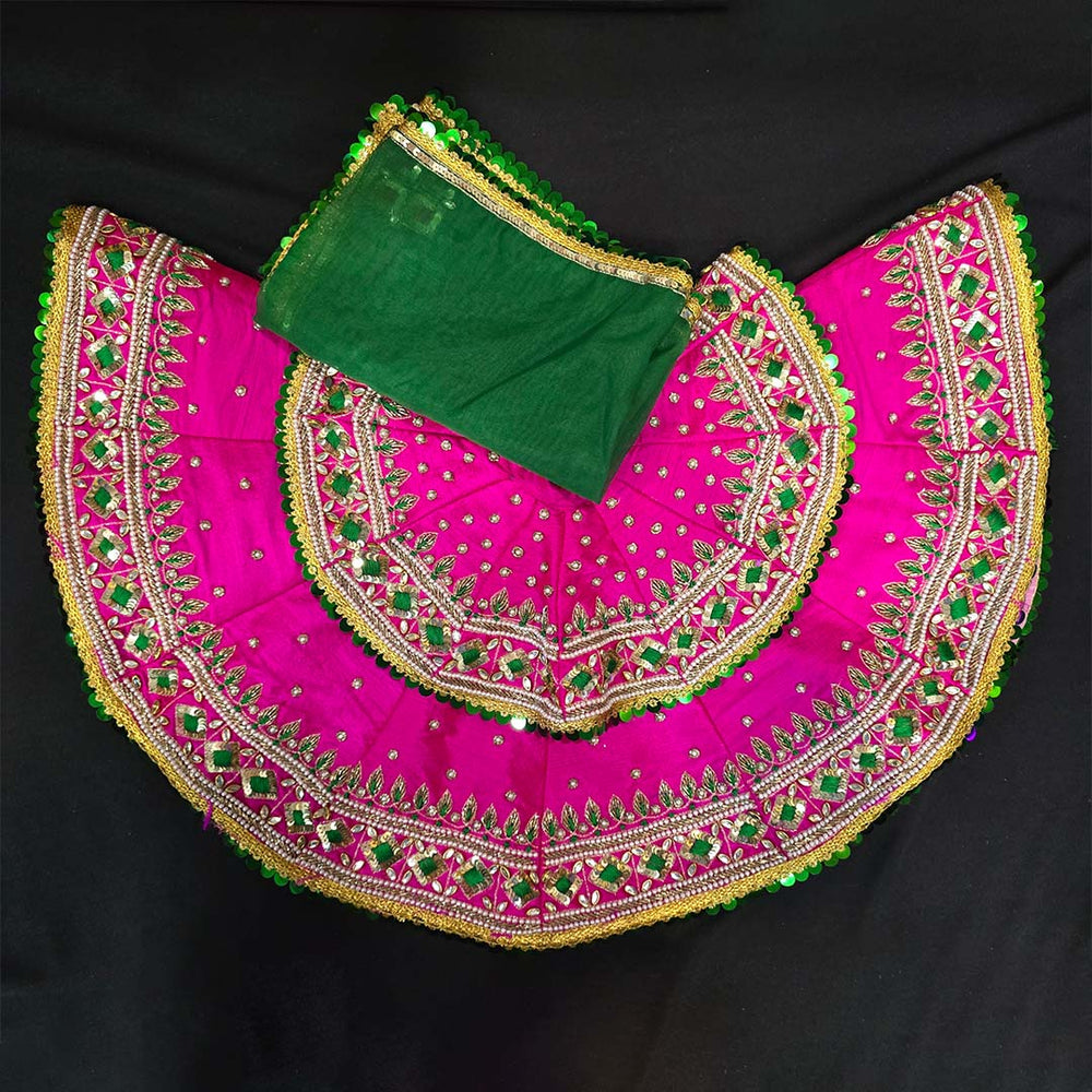 Dark Green Radha Rani Dress