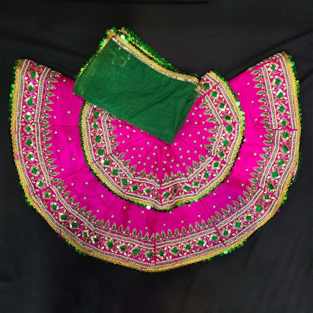 Dark Green Radha Rani Dress