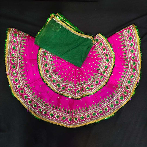Dark Green Radha Rani Dress