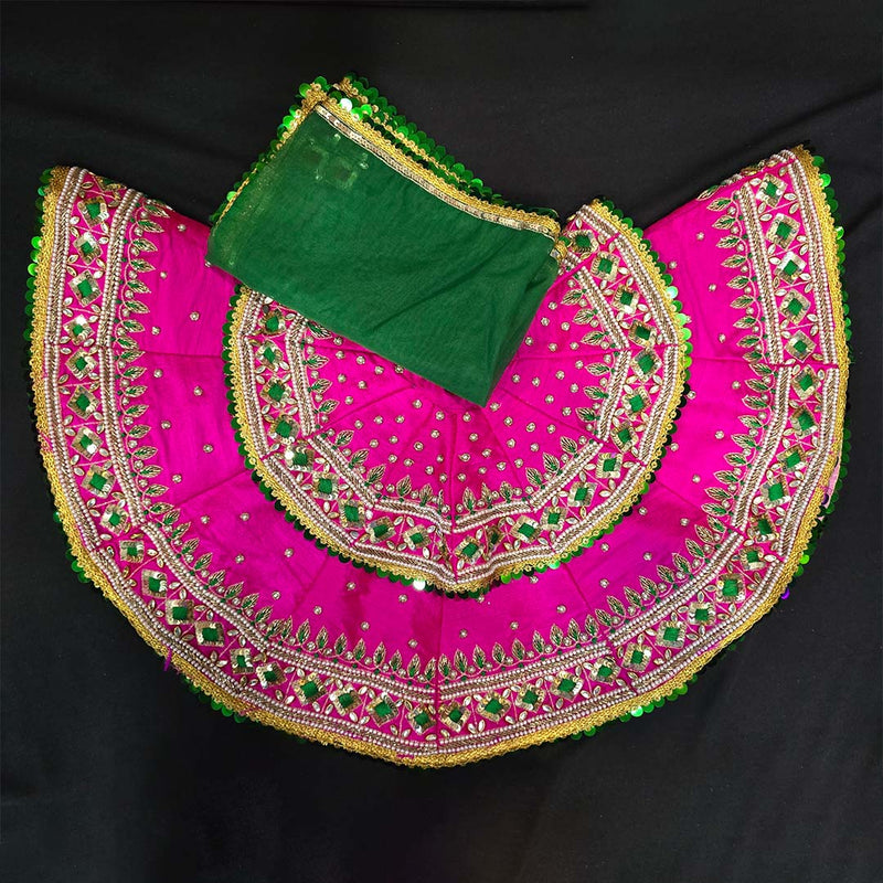 Dark Green Radha Rani Dress