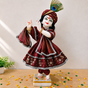 Premium Embroidery Radha Krishna Poshak