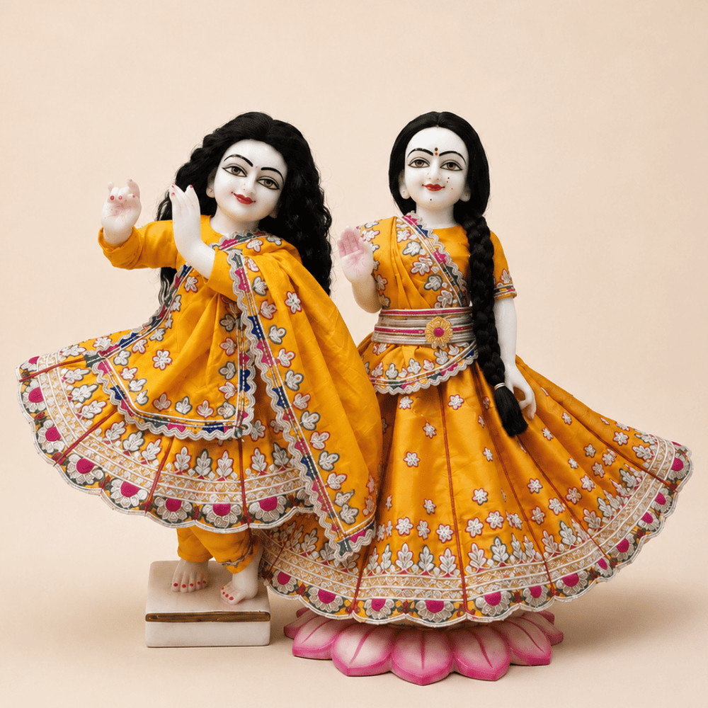 Poshak Set for Radha Rani & Thakur Ji