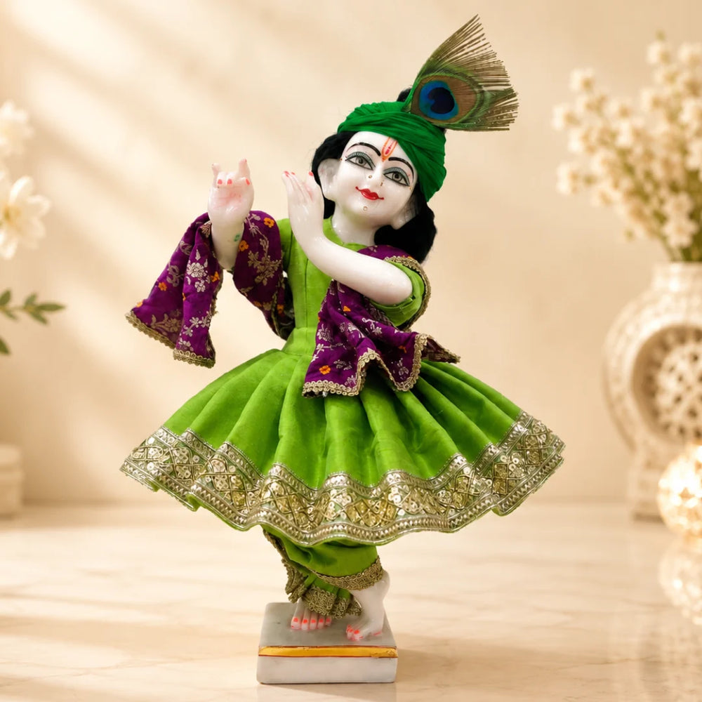 Light Green Thakur ji or Radha Rani Poshak