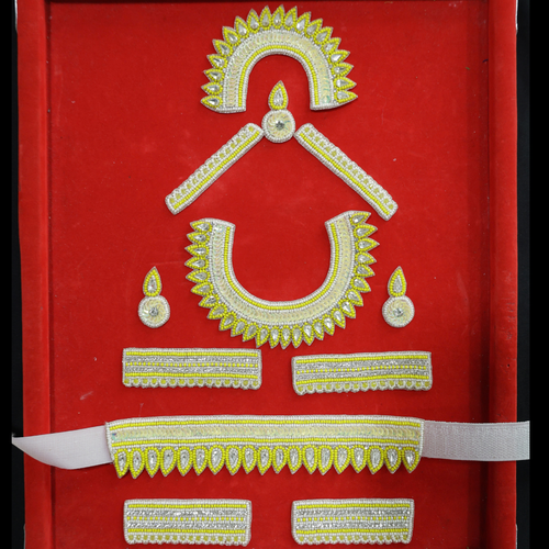 Yellow Jewellery Set for Radha Rani