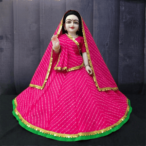 Pink Radha Krishna Poshak