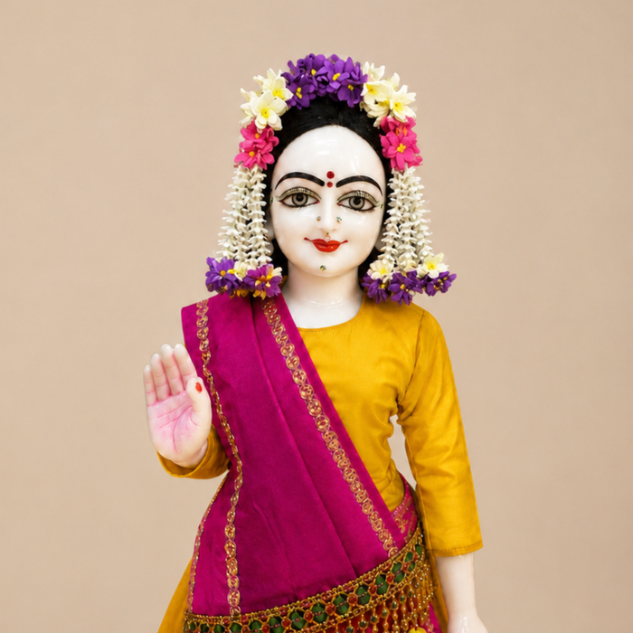 White Purple Pink Chandrika