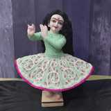 Heavy Hand Embroidered Fresh & Wild Poshak for Thakur Ji & Radha Rani
