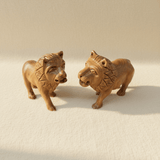 Pure Sandalwood Lion Set