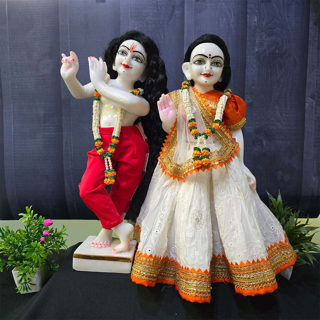 Flower garlands for puja