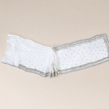 White Radha Rani Saree with Thakur Ji Dhoti & Patka