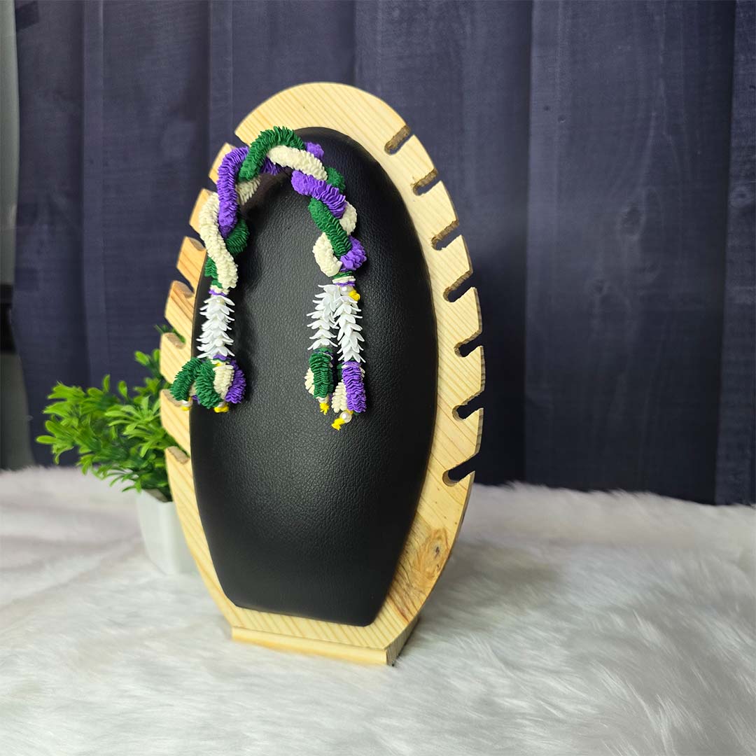 White Green Chandrika for Radha Krishna