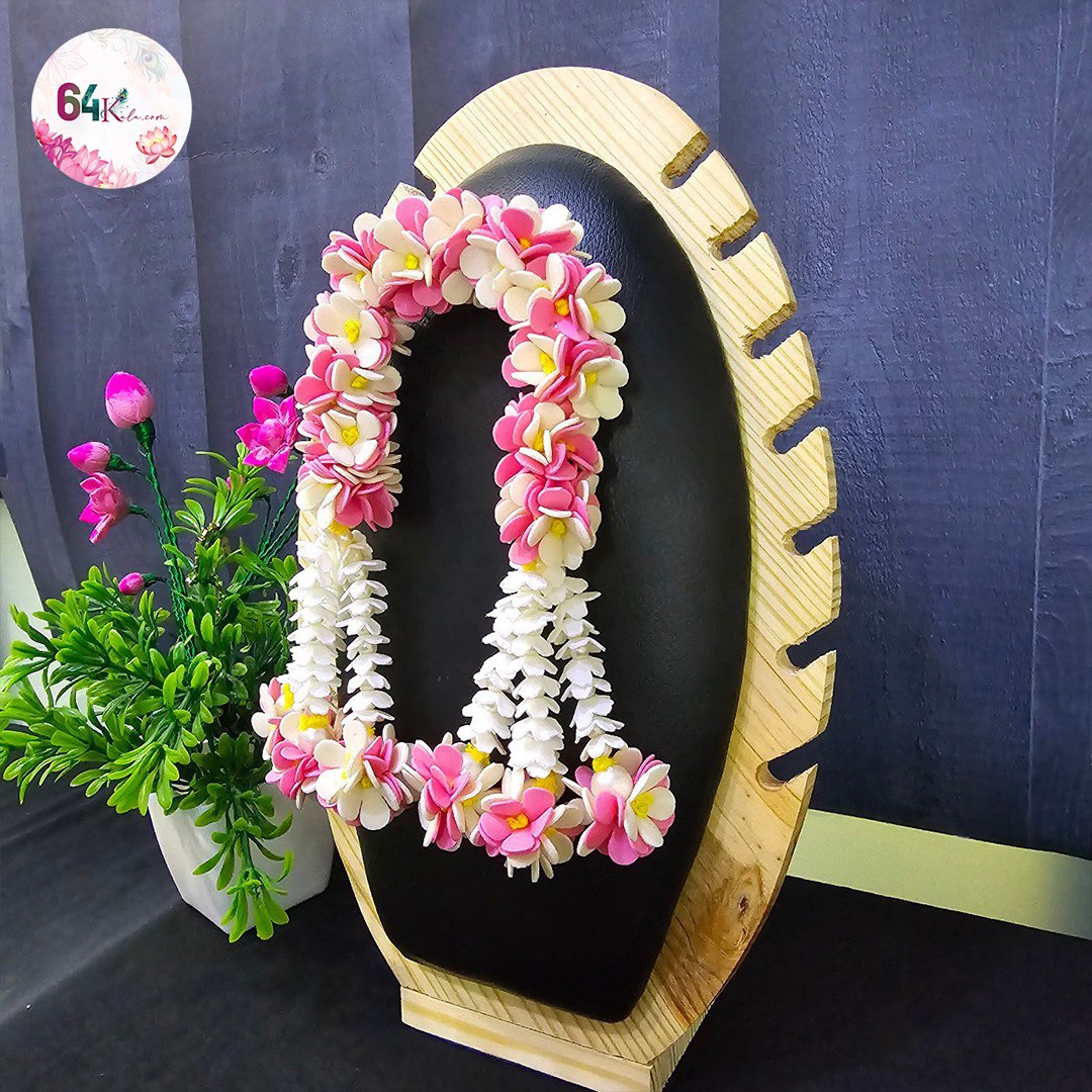 White Pink Pooja Chandrika