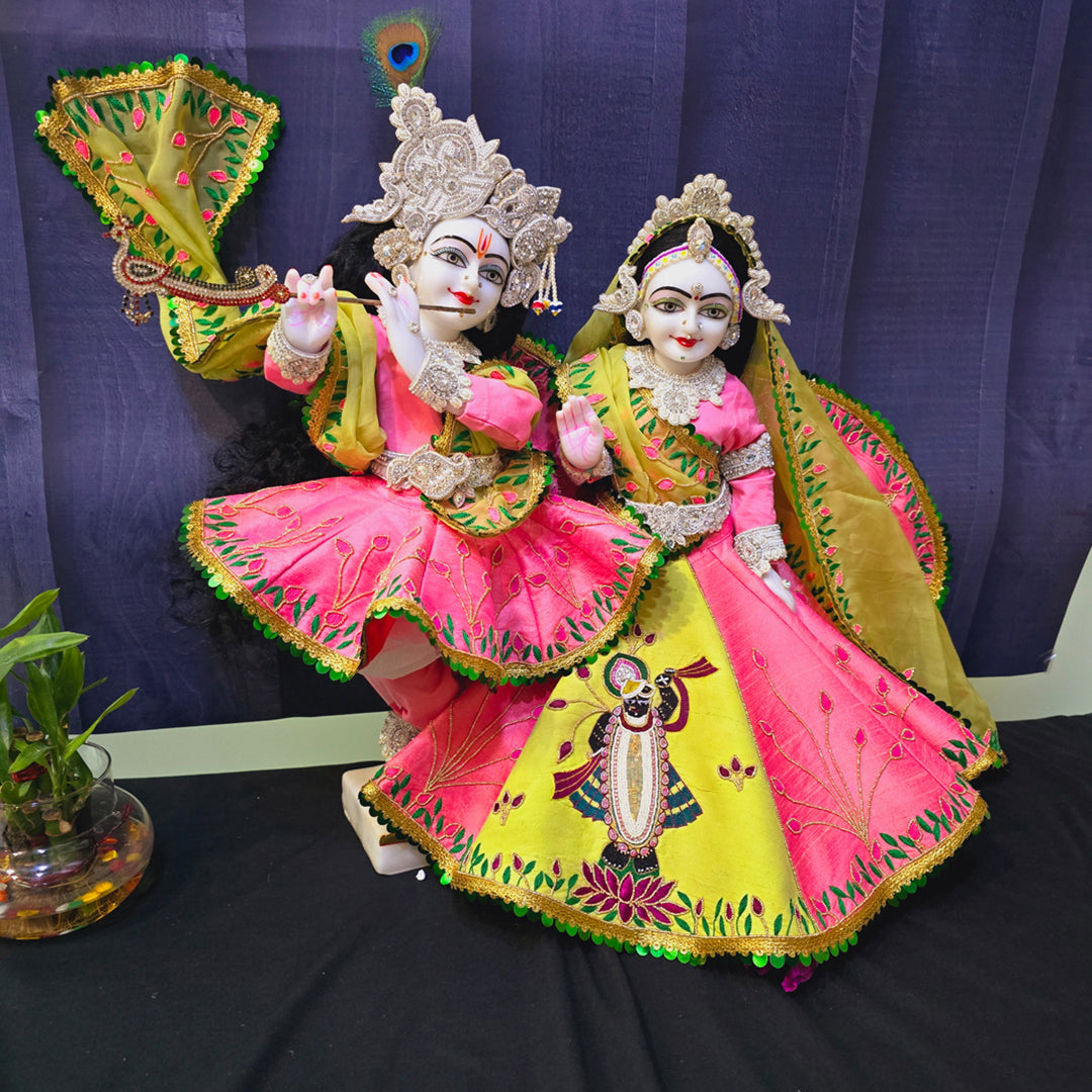 Thakur ji and Radha Rani Poshak