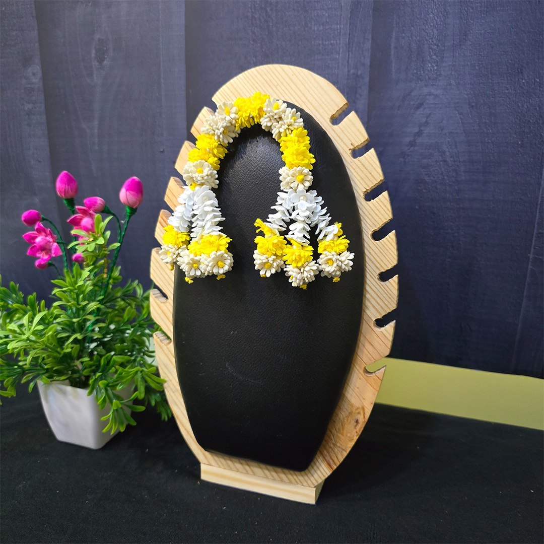 Yellow White Chandrika for Krishna
